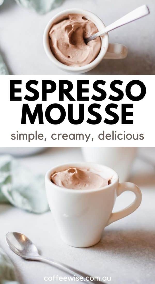 Espresso coffee mousse recipe