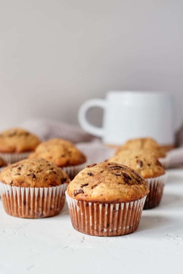 coffee and chocolate muffins
