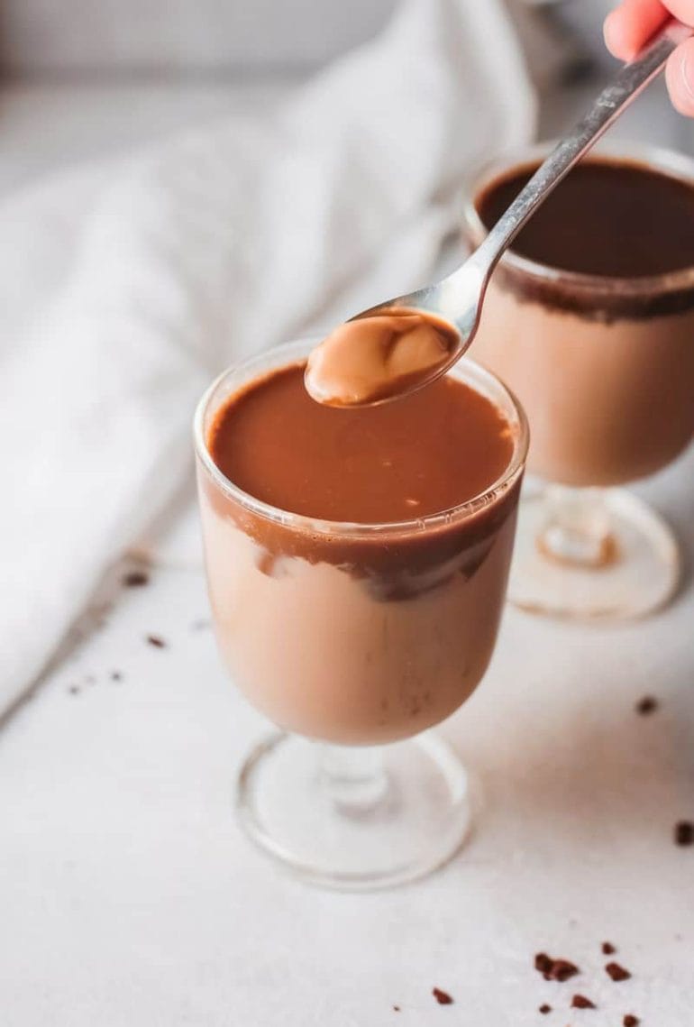 panna cotta espresso dessert cups