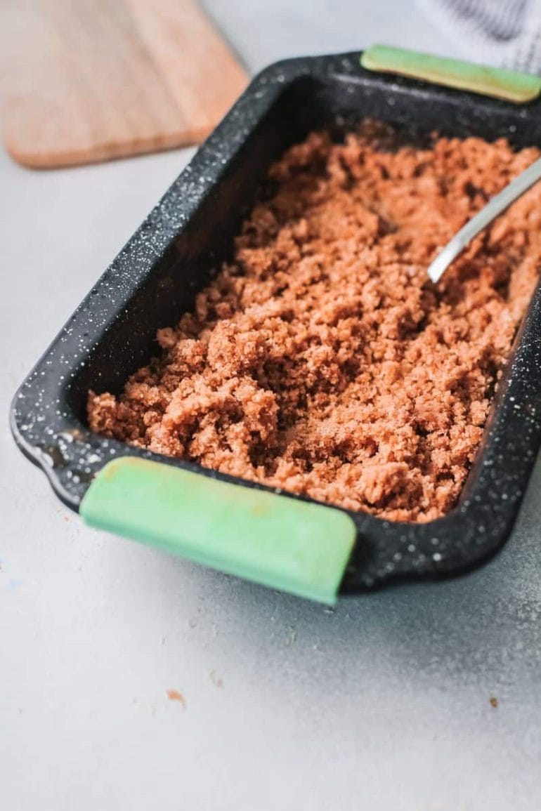 shaved ice granita espresso in pan