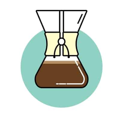 Icon of chemex coffee brewer