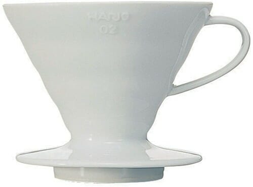 Hario v60 coffee dripper white