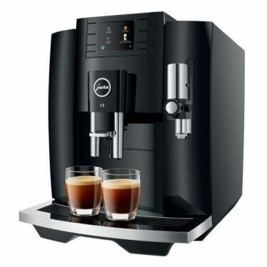 Jura E8 automatic coffee machine black.