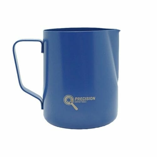 Precision blue milk pitcher