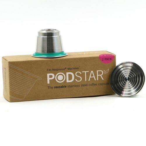 pod star nespresso pods reusable 2pk