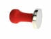 Crema pro stainless steel tamper red