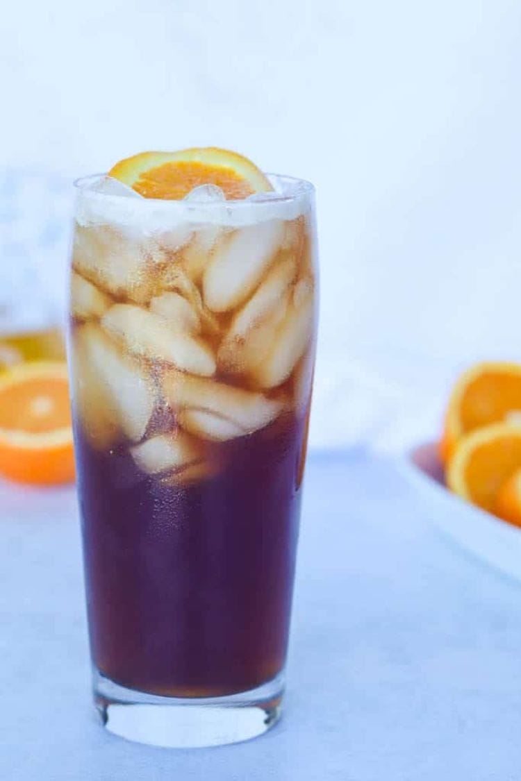 iced cold brew tonic.
